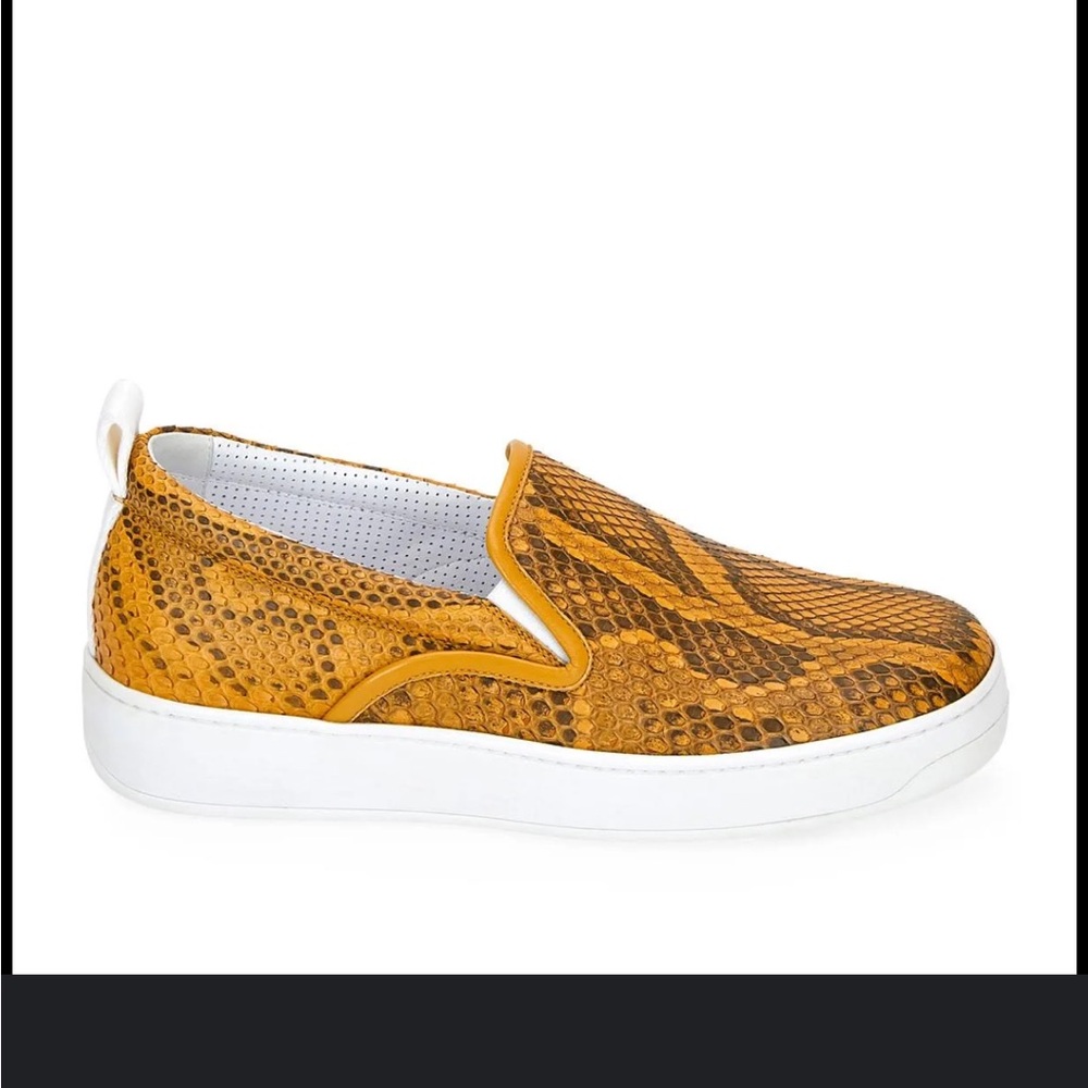 Bottega Veneta Python Platform Skate Sneakers - image 2